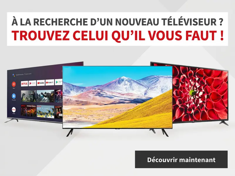 Bannière téléviseurs