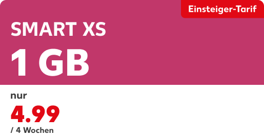 Werbung: Kaufland Mobil Smart Halbjahrestarif XS mit 18 GB