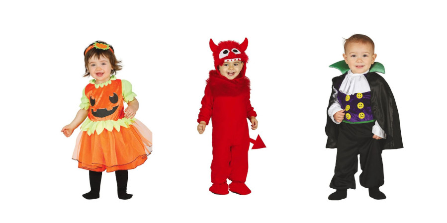 Halloween-Kleidung Für Kinder (1–10 Jahre) – Süße Geister-Motive Aus Weicher Baumwollmischung
