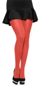 Korallenrote Strumpfhose