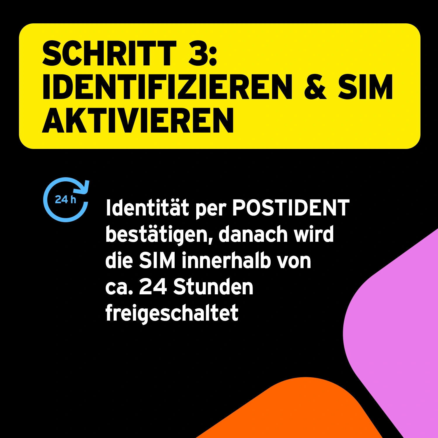 Werbung: Passt für mich: Die 3-in-1 SIM-Karte. Passend für die Formate Micro-, Nano- und Mini-SIM.