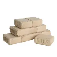 quaderförmige Holzbriketts
