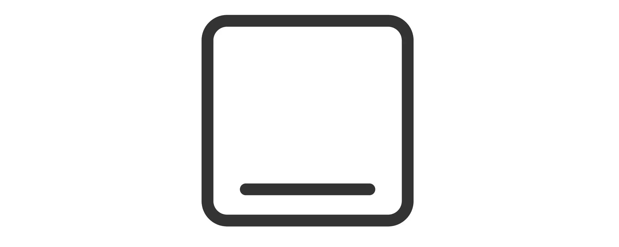 Symbol na troubě Spodní ohřev