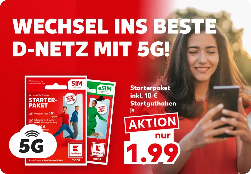 Werbung: Starterpaket mit Startguthaben
