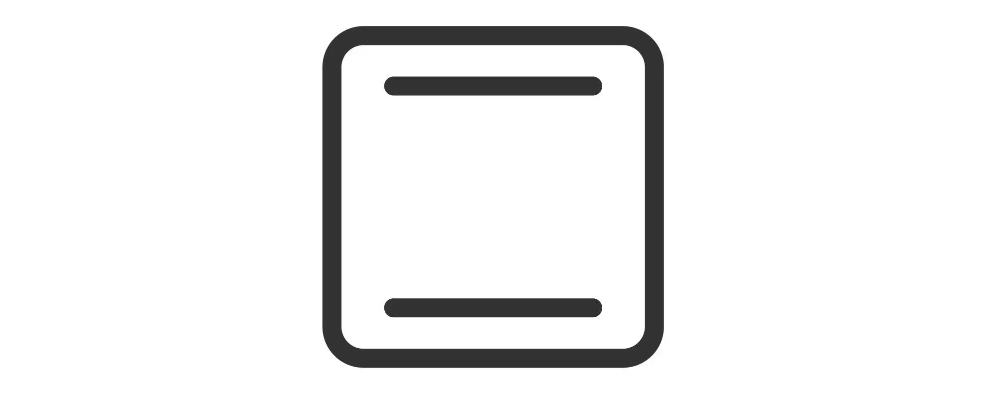 Symbol na troubě Horní a dolní ohřev