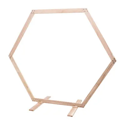 Hexagon-Hochzeitsbogen