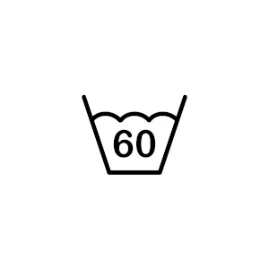 Symbol prania poduszki w pralce