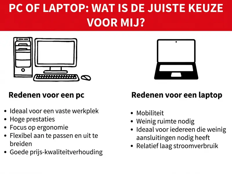 Desktop-pc of laptop: koopbeslissing