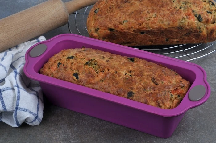 Kuchen in Silikonkastenform
