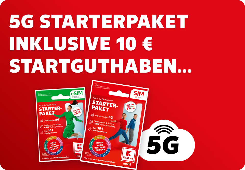 Werbung:Kaufland Mobil Hardware Deal mit Smartphone