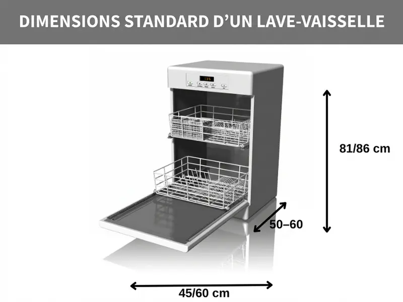 Dimensions des lave-vaisselle