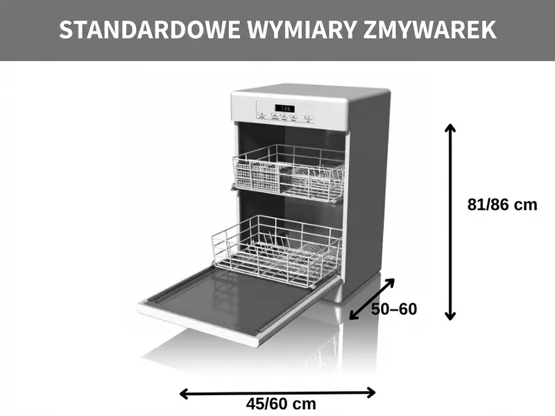 Wymiary zmywarek