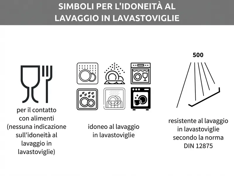 Simbolo di resistenza alla lavastoviglie
