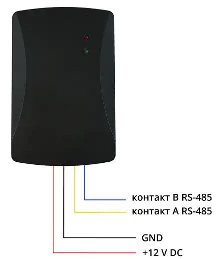 Схема подключения считывателя TC EM-3