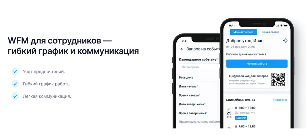 Приложение рабочего времени
