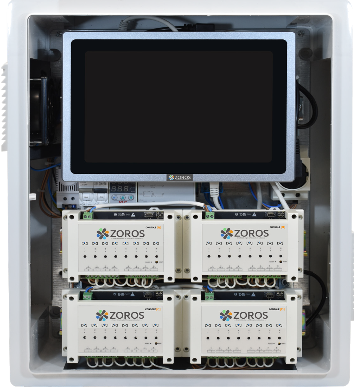 Υβριδική περιφερειακή μονάδα άρδευσης.