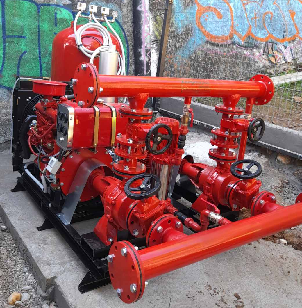 Αντλία νερού πυρόσβεσης.