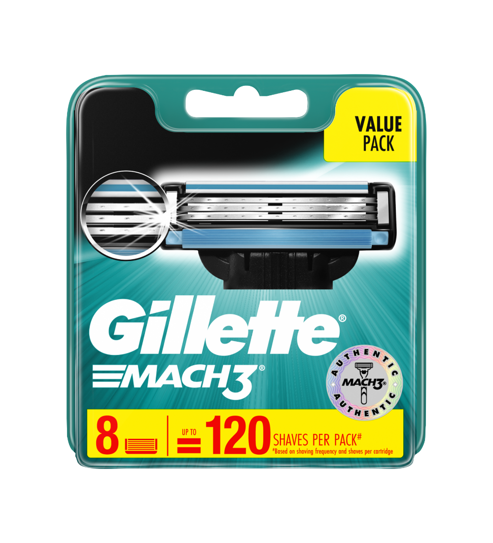 pack gillette mach 3