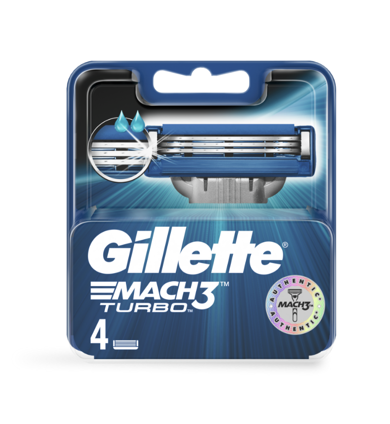 gillette mach 3 turbo red