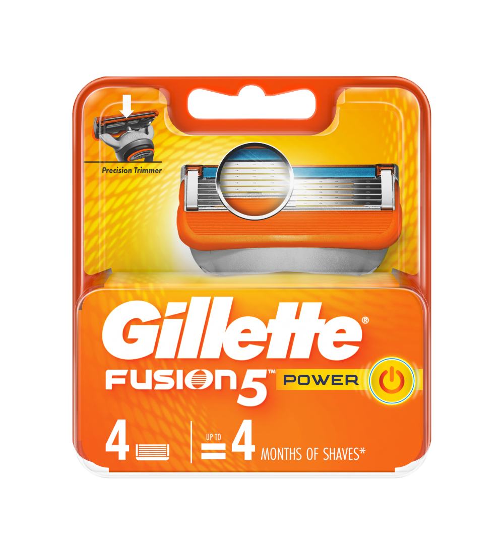 gillette blades fusion power