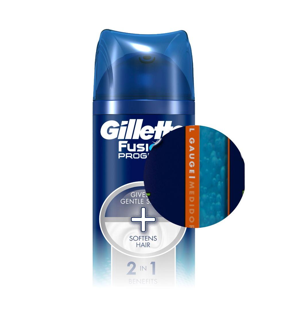 gillette 2 in 1 shave gel