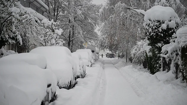 Ulice okovane snegom