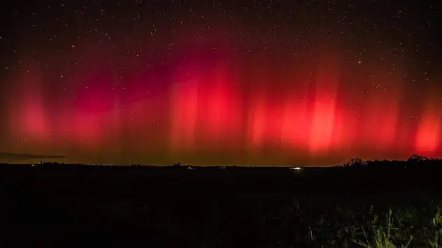 Aurora boreală, vizibilă în România, pe 5 noiembrie 2023