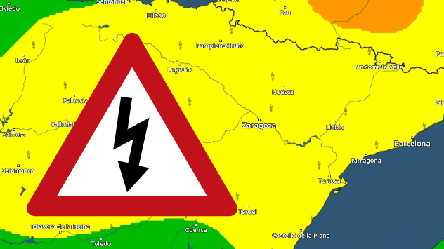 Las tormentas aparecerán en muchas zonas de España. 