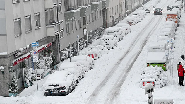 Schneechaos in München