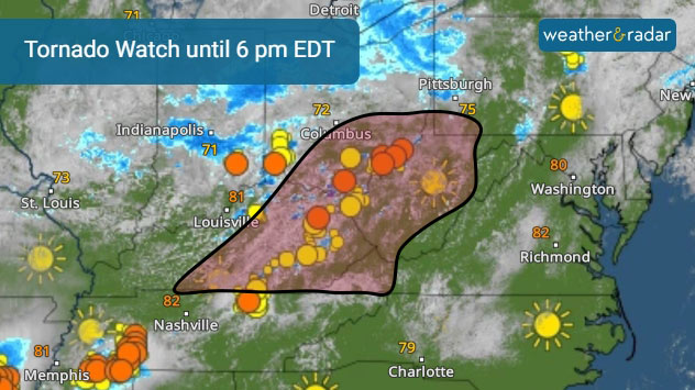 Over 85 million at risk of a severe thunderstorm outbreak across