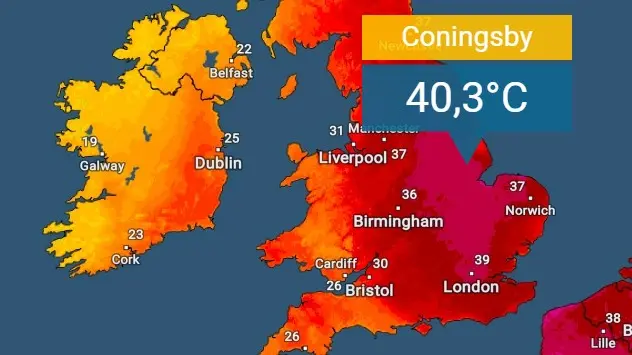 record temperatura marea britanie
