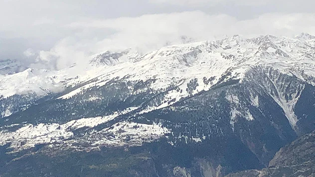 Schnee Zentralwallis Schweiz