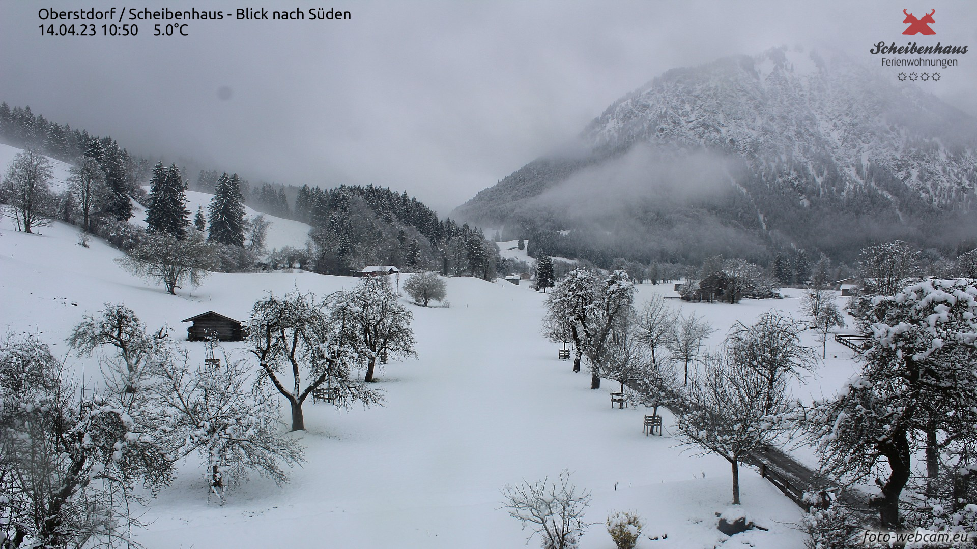 Schnee in Oberstdorf