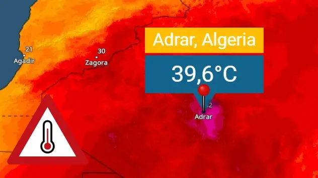 Căldură extremă în Algeria