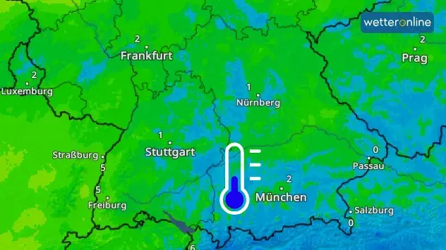 TemperaturRadar: In der Südhälfte gab es vielerorts noch mal Frost. 