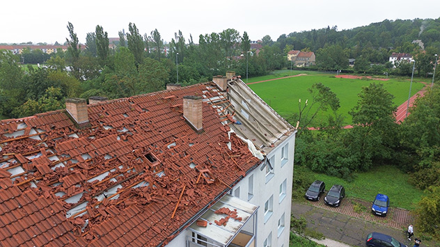 Sturmschäden in Brandenburg an der Havel