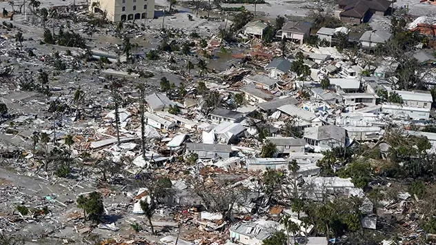 Diese Häuser in Fort Myers Beach sind komplett zerstört.