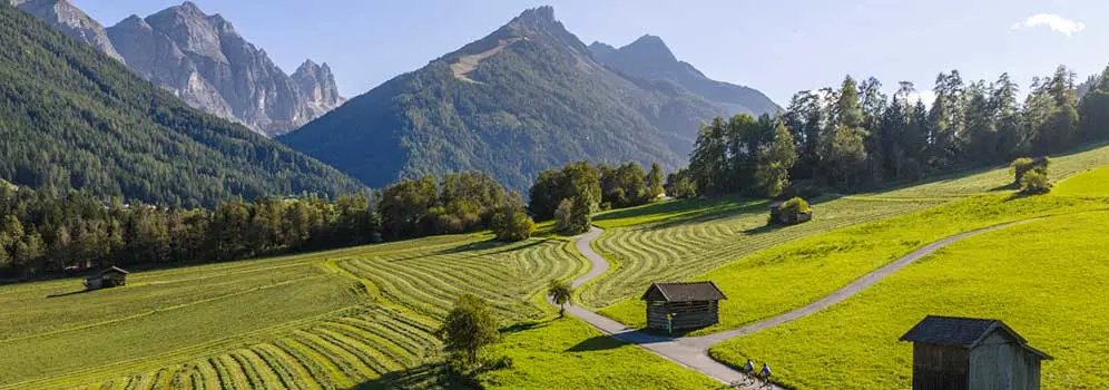 Das sommerliche Stubaital ist ein Traum für Radfahrer. 