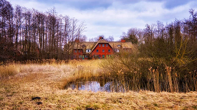 Rotes Haus in Ahrenshoop auf Fischland-Darß-Zingst