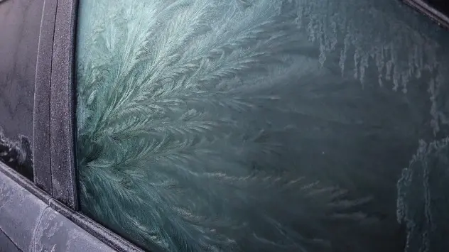 The ice on your car can make some pretty patterns though!