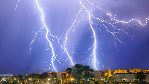 Las tormentas son frecuentes en España. 