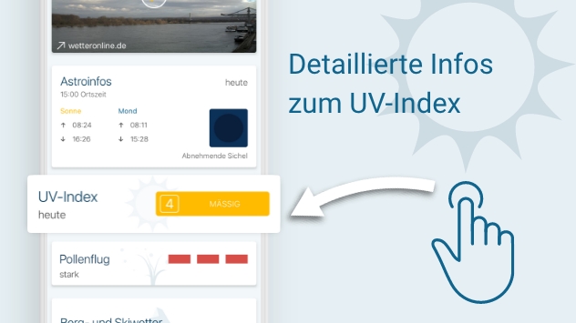 Detaillierte Infos zum UV-Index