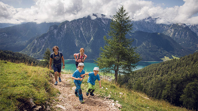 Familienwanderung zur Dalfaz Alm