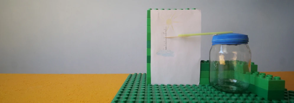 Ein selbstgebautes Barometer