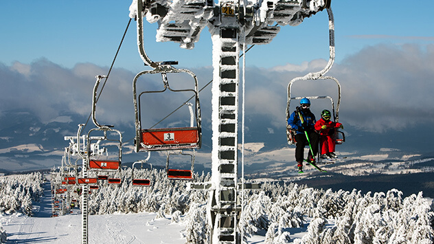 Skilift in Tschechien