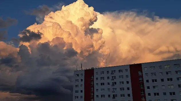 Large cloud structure in Germany