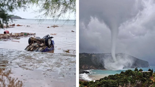 Poplave i tornado u Grčkoj