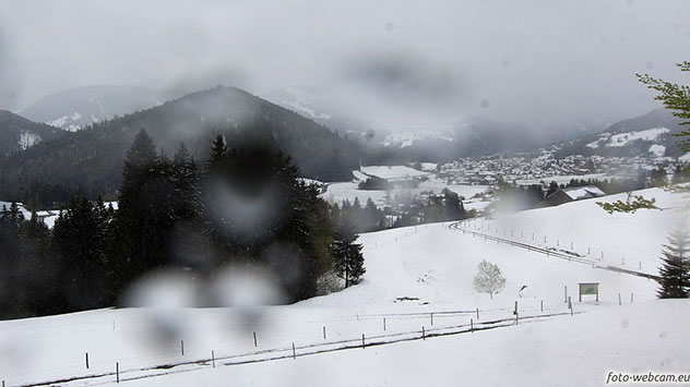 Winterwonderland in Oberstaufen mitten im April