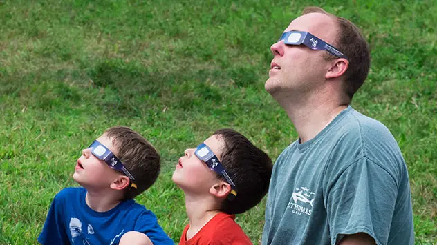 Neben der Sonnenschutzbrille gibt es vielfältige andere Möglichkeiten eine Sonnenfinsternis zu beobachten. 