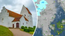 Dansk kirke og vejrradar